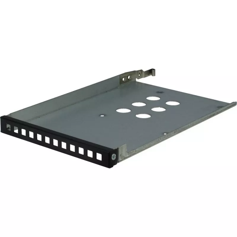 Inter-Tech IPC 1U-1404 rack zwart, roestvrijstaal