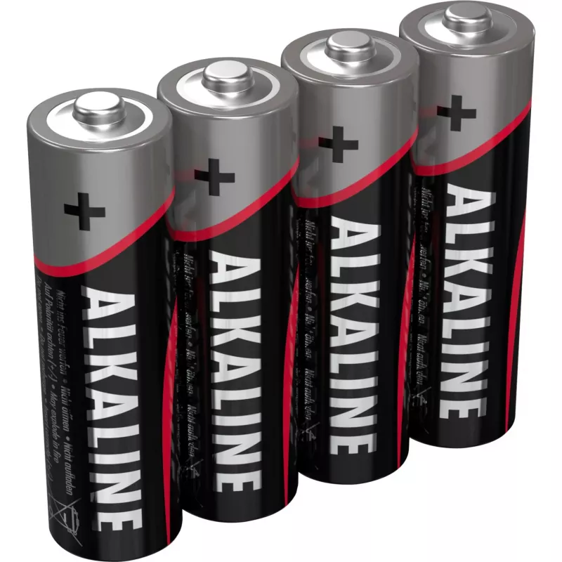 Wegwerpbatterij Ansmann 5015563 alkaline AA zwart grijs