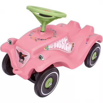 Bobby-Car-Classic Flower, loopauto roze/lichtgroen