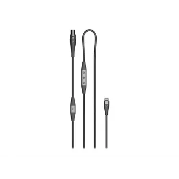 Verbindingskabel Beyerdynamic Pro X Lightning — Apple Lightning naar 3,5 mm digitale audiokabel, zwart