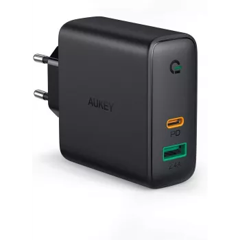 PA-D3 wandlader 2xUSB Power Delivery (1xUSB+1xUSB C) 5,4A 60W Dynamic Detect