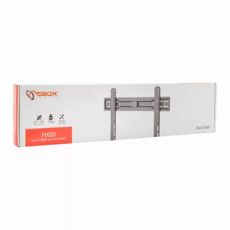 Sbox PLB-5746F vaste flatpanel-beugel voor LED-tv 37-70 35kg
