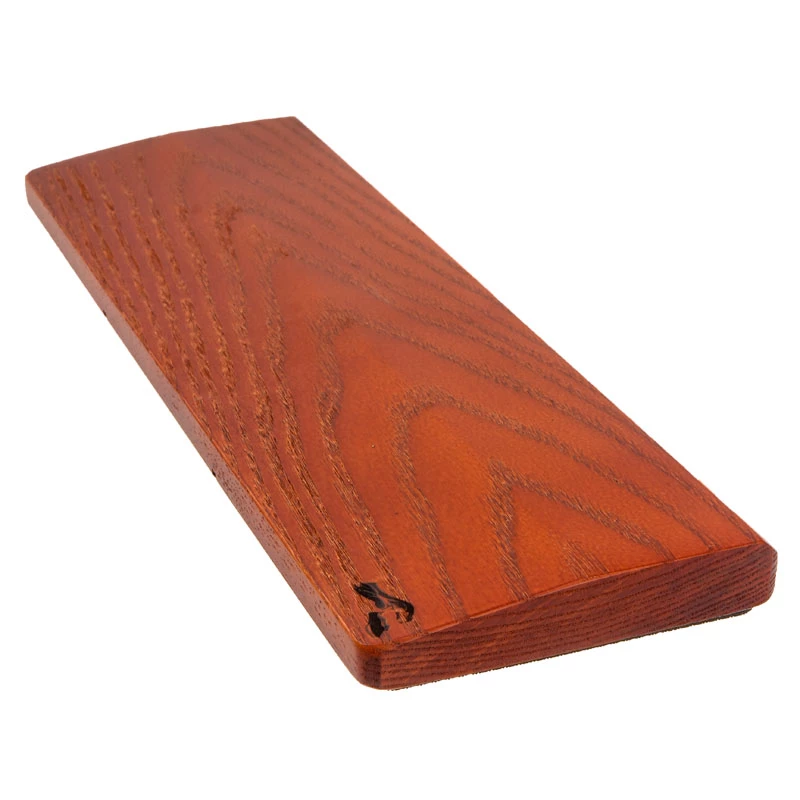 Glorious toetsenbord-polssteun, compact, hout - roodbruin