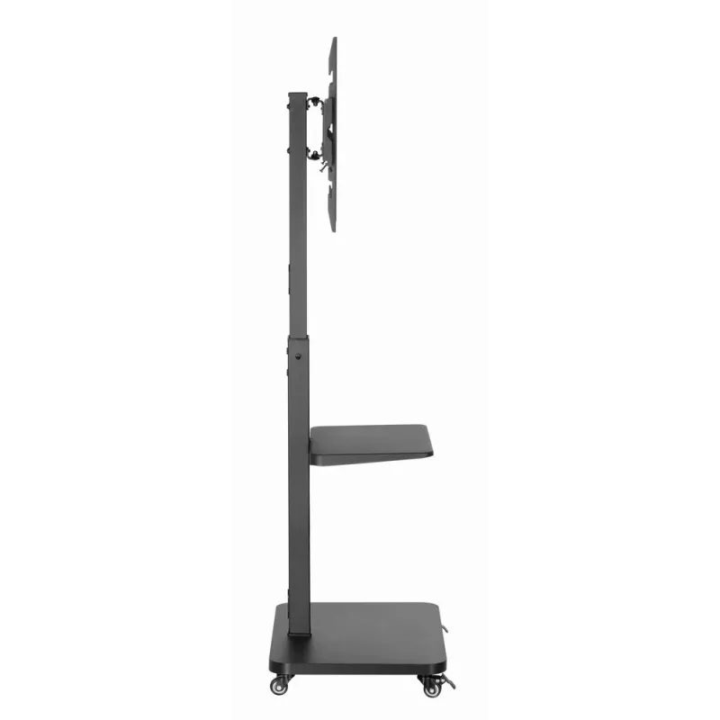 Gembird TVS-75S-02 TV-vloerstandaard met wielen, 37 - 75, zwart