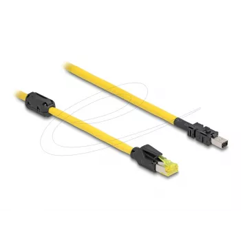 Netwerkkabel DeLOCK 81250 zwart geel 1m Cat6