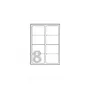 Avery - adresetiketten - wit - 99,1 x 67,7 mm - 800 etiketten (100 vellen x 8) (L7165-100)