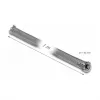 Gevlochten slang DeLOCK 20825 1 m x 30 mm grijs