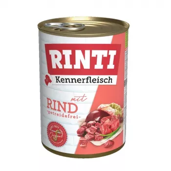 RINTI Kennerfleisch Rund - natvoer voor honden - 400g
