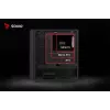 Savio Noctis Glass RGB Cube pc-behuizing, ATX/Micro-ATX/Mini-ITX, voorkant van gehard glas, RGB-fans, zwart
