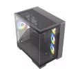 Silentware View A-RGB zwart PC-behuizing VIEWzwart — mid-tower-behuizing met A-RGB-verlichting