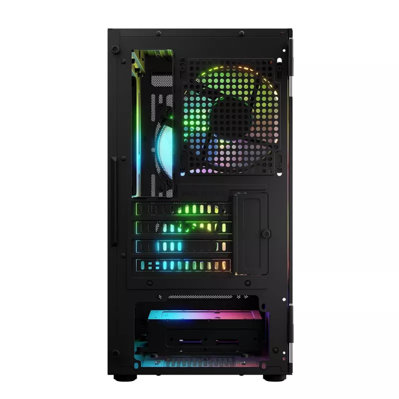Computerbehuizing Logic Concept Portos Mini ARGB Micro ATX zwart