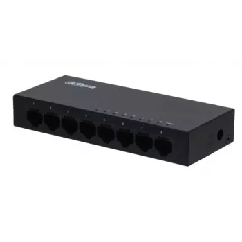 Dahua Technology SG1008-EUR netwerkswitch unmanaged L2 Gigabit Ethernet (10/100/1000) zwart