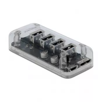 USB-hub DeLOCK 64087 transparant