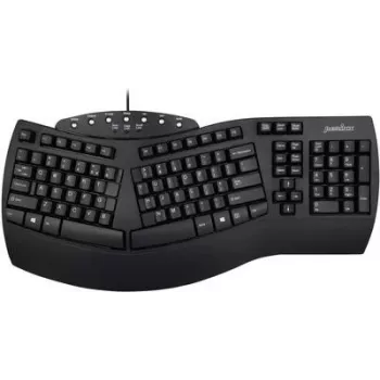 Perixx USB-toetsenbord Periboard-512 zwart ergonomisch (11523)