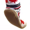 Glovii GOBM huisschoenen pantoffellaarzen dames grijs, rood, wit