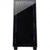 Behuizing INTER-TECH X-608 INFINITY MICRO, microATX, RGB, voor- en zijpaneel van gehard glas, zonder voeding