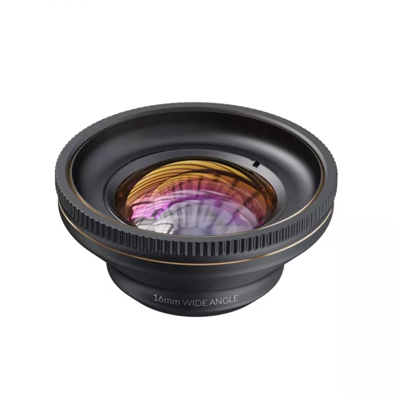 Foto-objectief ShiftCam LU-WD-016-23-EF groothoekobjectief 16 mm zwart goud
