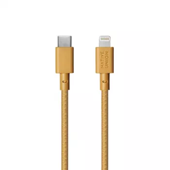 USB-A naar Lightning kabel Native Union Night kabel — 3 m, geel