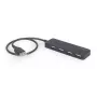 USB 2.0 hub Gembird UHB-U2P4-06 — 4 poorten, compacte USB-uitbreiding