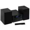 Mini hifi-stereosysteem Adler AD 1917 — Bluetooth V5.3, cd/usb/mp3, 2×25 W RMS, FM-tuner, 4-bands equalizer, AUX, zwart