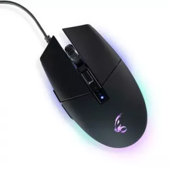 Gaming-muis MediaRange MRGS202 – rechtshandig, optisch, 4000 DPI, 6 knoppen, USB Type-A, zwart