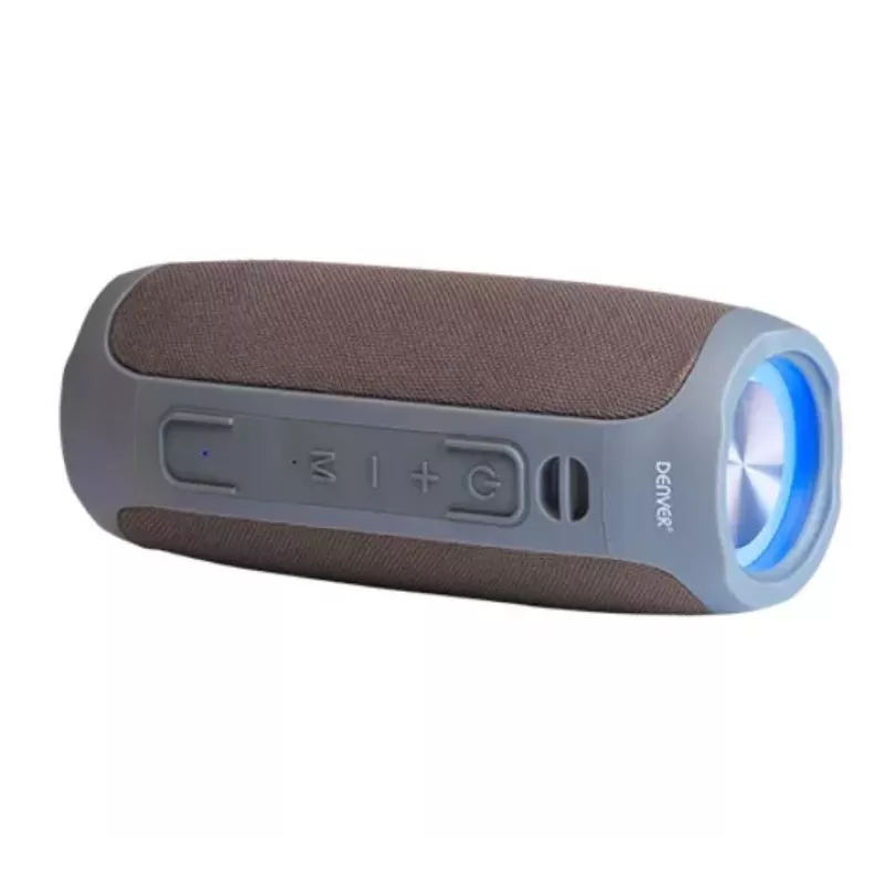 Denver BTV-220 draagbare Bluetooth-speaker, grijs