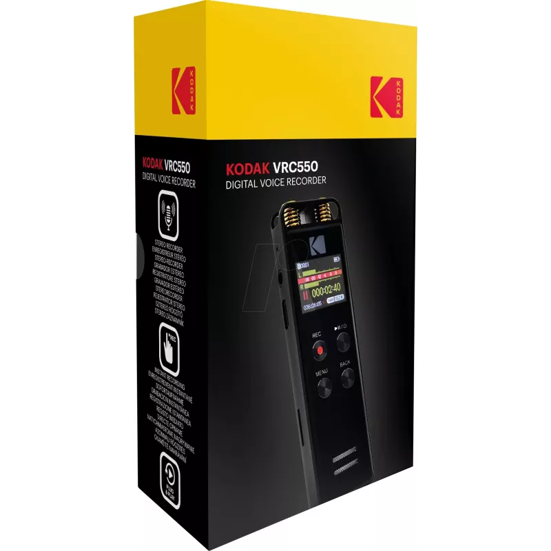 Kodak VRC550 dictafoon zwart