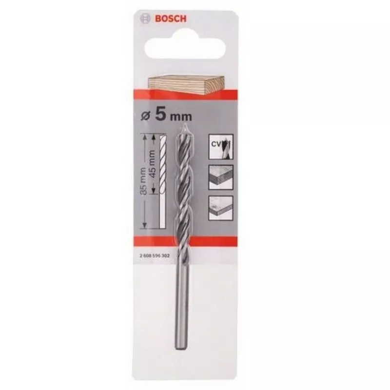 Spitsboor Bosch 5 mm 1 stuk 2608596302
