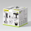 Staafmixer Maestro MR-566, 500 W, 2 snelheden, turbo, garde, hakmolen 600 ml, bewaarglas 900 ml, RVS