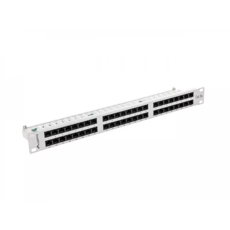 Patchpanel 1U Lanberg PPU5-1048-S