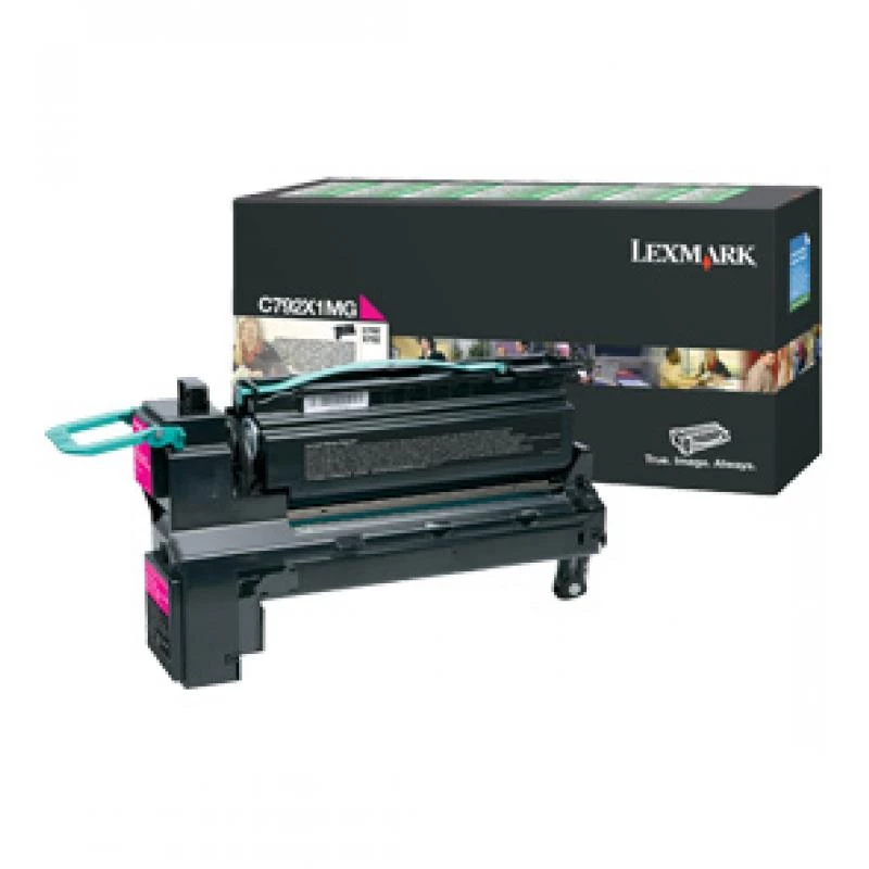 Lexmark C792X1MG tonercartridge met extra hoge capaciteit, 20.000 pagina's, magenta
