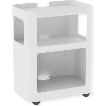 VALUE mobiele en open kast, wit (17.99.1187)
