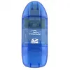 Titanum TA101B externe kaartlezer, USB 2.0, MicroSDHC/miniSD/MMC/SD/SDHC, blauw
