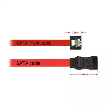 SATA-kabel DeLOCK 0,1 m 2xSATAIII