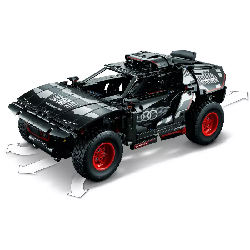 LEGO Technic terreinwagen-modelbouwpakket Audi RS Q e‑tron 42160 — 914 onderdelen, aanbevolen leeftijd 10+