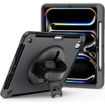 Kickstand Case jt berlin voor Apple iPad Pro 13 2024 — rugged zwart