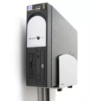 Ergotron verticale universele CPU-houder - houder voor systeemeenheid - zilver (97-468-202)
