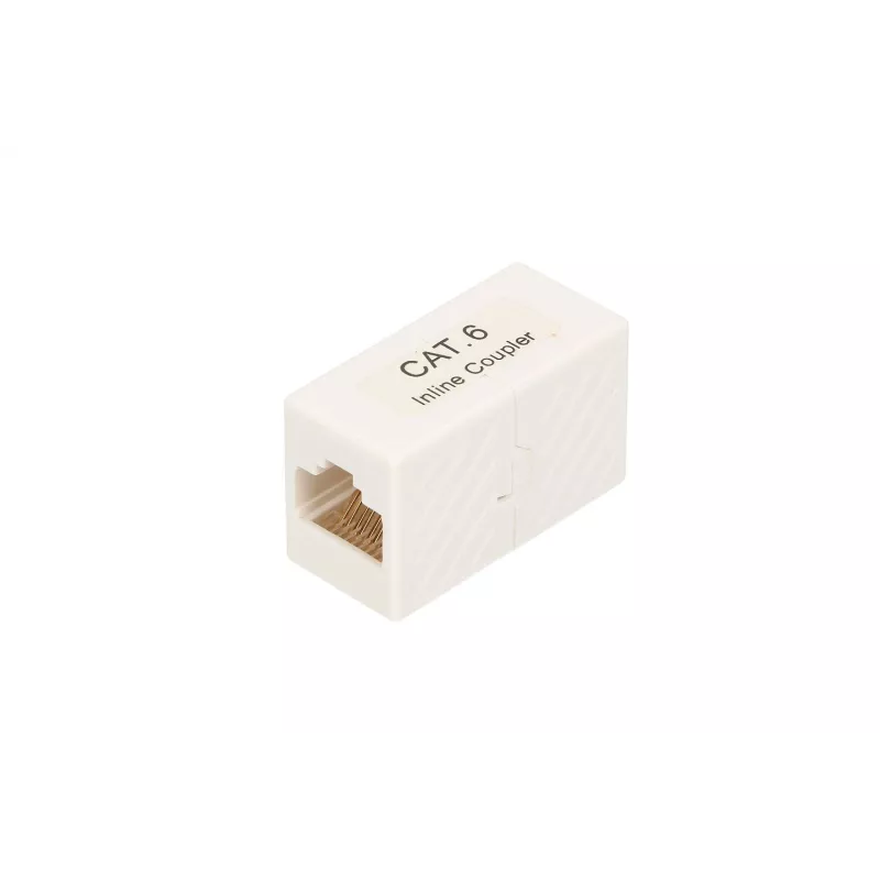 Aansluitdoos Extralink RJ45 CAT6 UTP, kunststof, wit, 1 stuk