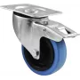 Transportwiel Roadinger 30004007 100 mm blauw met rem