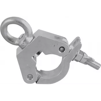 Klem EUROLITE TPC-31 zilver met oog – montageklem voor trussen en armaturen