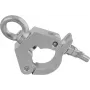 Klem EUROLITE TPC-31 zilver met oog – montageklem voor trussen en armaturen