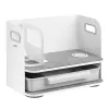 Bureau-organizer met lade en draadloze oplader Ergo Office, wit, max. 10kg, ER-441