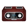 Draagbare radio BLAUPUNKT PP5.2BR — FM-zakradio, 60 zenders geheugen, USB/MP3, AUX, oplaadbare accu 1000 mAh, 3 W RMS, brons