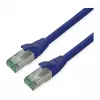 ROLINE RM Patchkabel Cat.6A S/FTP (PiMF), blauw, 1 m