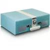 Riem aangedreven audioplatenspeler Lenco TT-110 blauw wit halfautomatisch