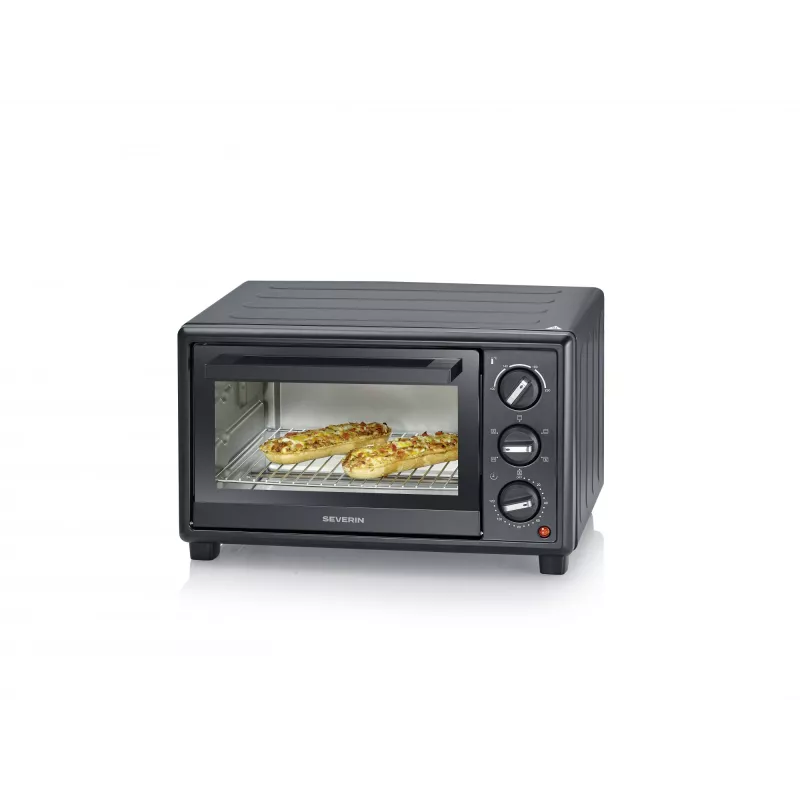 Elektrische tafeloven SEVERIN TO 2079 — 20 L inhoud, 1600 W, zwart