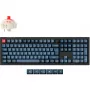 V6 Max, gaming-toetsenbord zwart/blauw-grijs, DE-layout, Gateron Jupiter Red, hot-swap, RGB