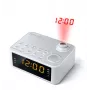 Clock Muse M-178 PW digitaal zilver wit
