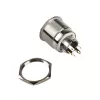DimasTech vandalismebestendige drukknop 25 mm Silverline Dot RGB PD216