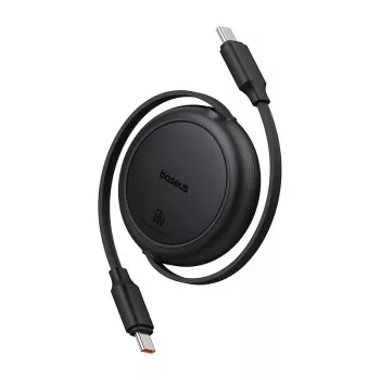 Baseus Free2Pull Mini USB-C naar USB-C USB-kabel, 60 W, 1 m, (zwart)